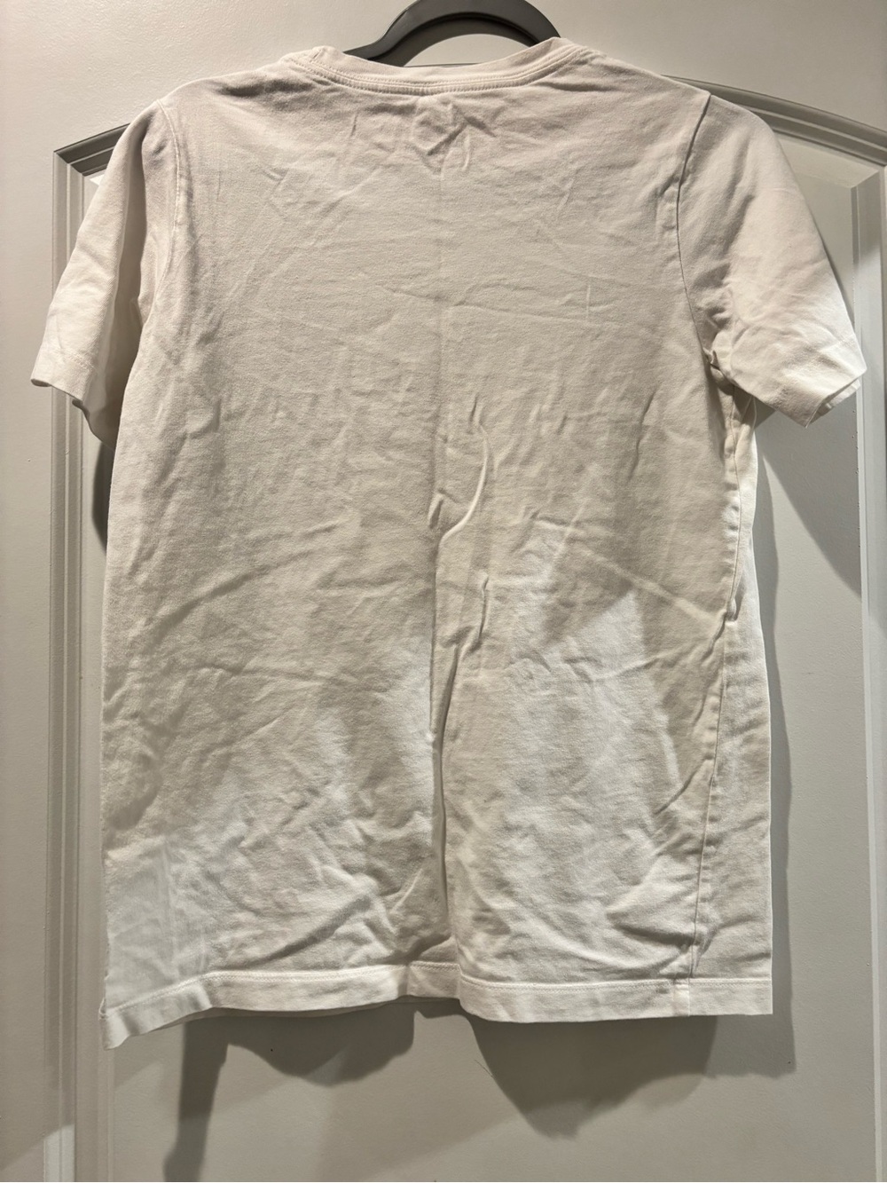 Nike White Short Sleeve Tee with Blue & Purple Graphic - Picture 2 of 5